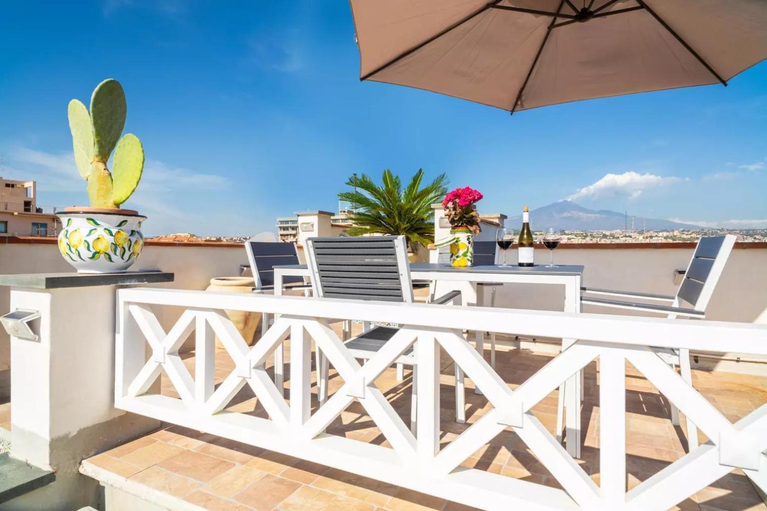 卡塔尼亚La Terrazza Sul Cielo公寓 外观 照片