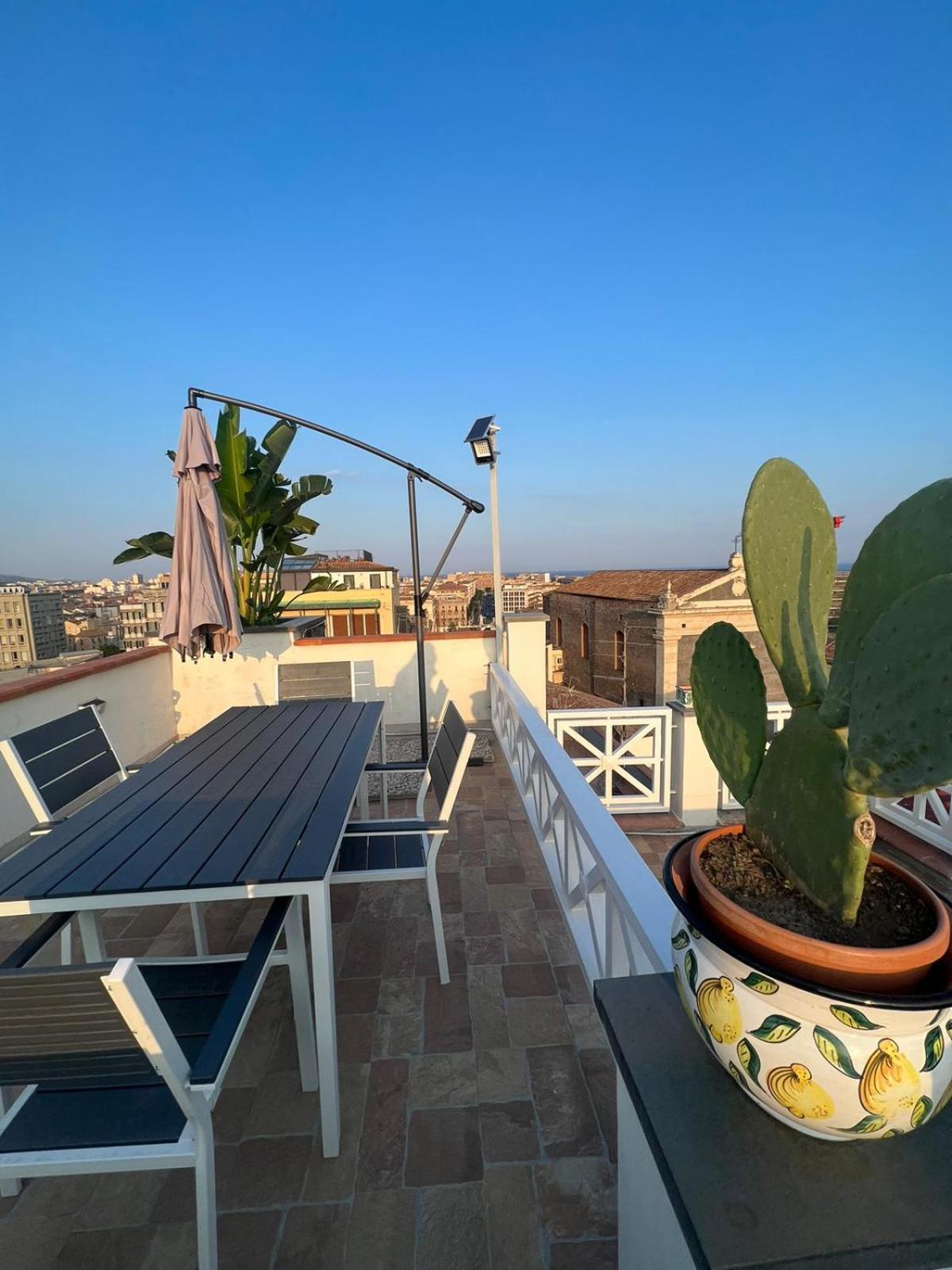 卡塔尼亚La Terrazza Sul Cielo公寓 外观 照片